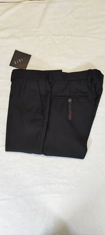 1670 Men's Slim Fit Black Suit Pants