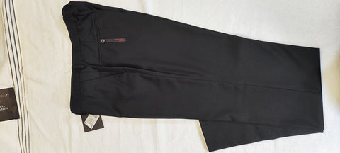 1670 Men's Slim Fit Black Suit Pants