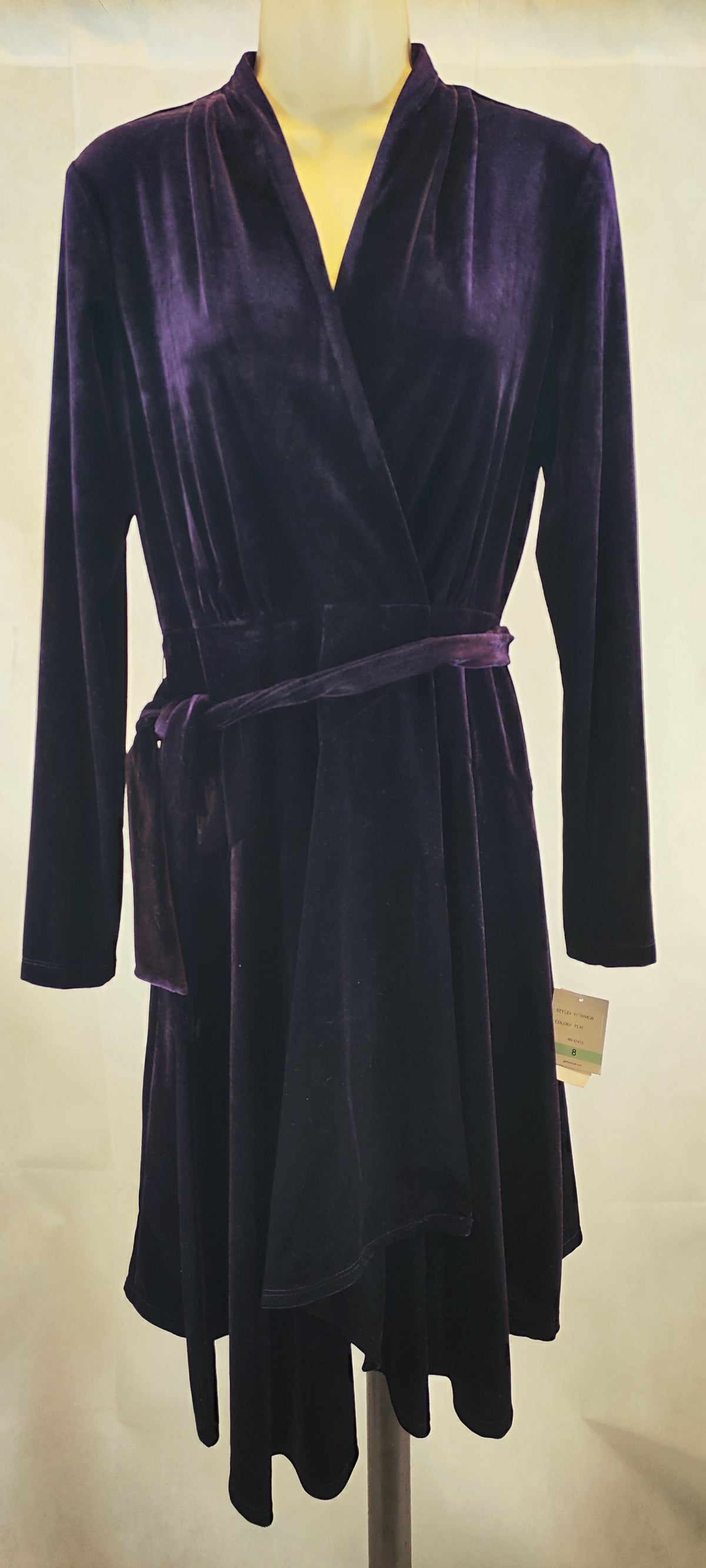 Gabby Skye Women's Velvet Robe