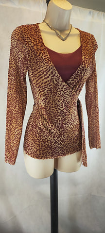 Guess Leopard print women blouse