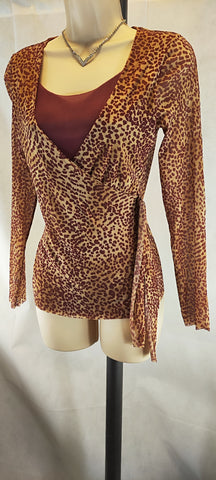 Guess Leopard print women blouse