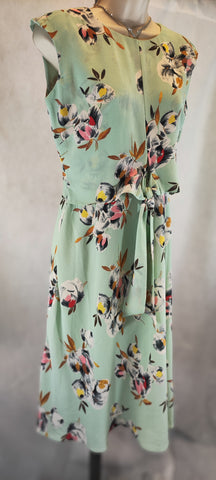 Ralph Lauren Floral Crinkled Georgette Dress