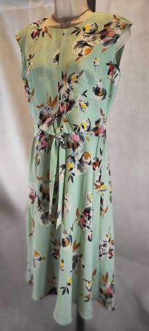 Ralph Lauren Floral Crinkled Georgette Dress