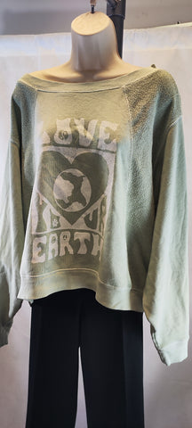 Free People Women's Terra French Terry Graphic Sweatshirt