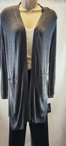 INC Women's Grey Cardigan