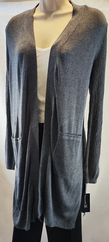 INC Women's Grey Cardigan