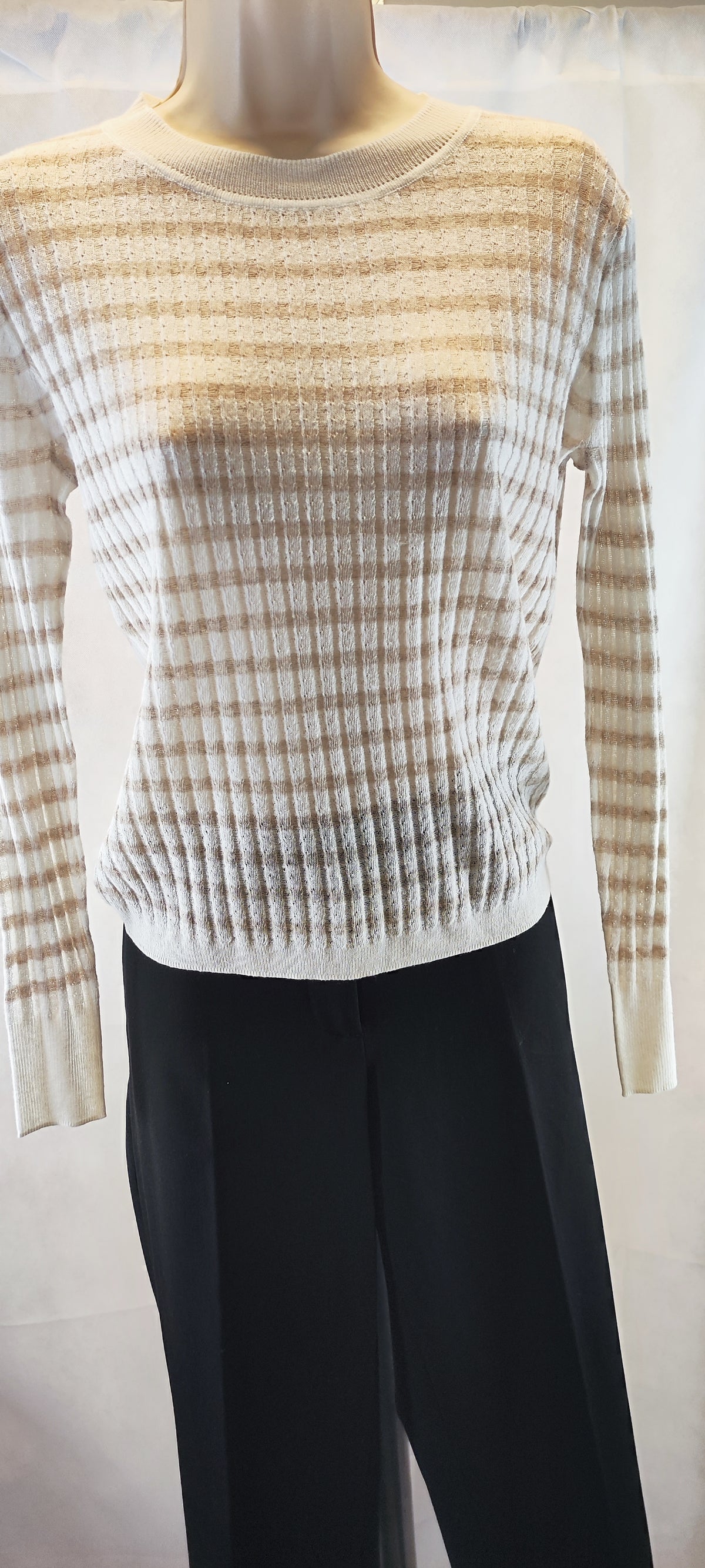 Line Women's Long Sleeve Striped Sweater