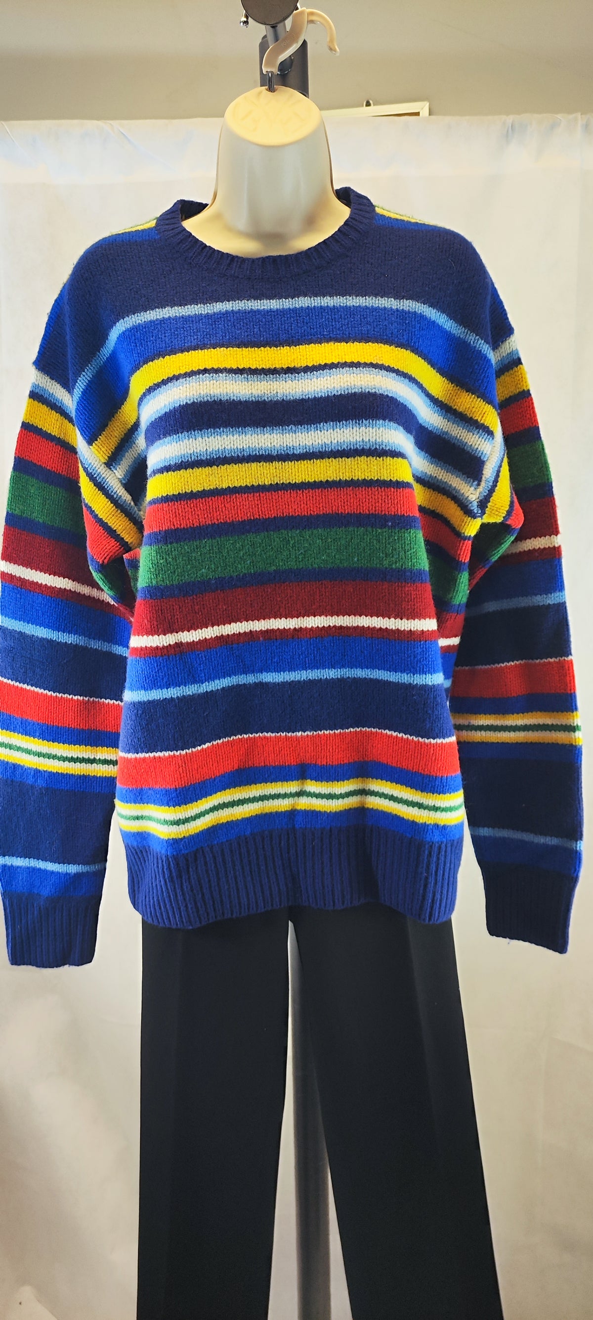 Ralph Lauren Women's Striped Wool Sweater