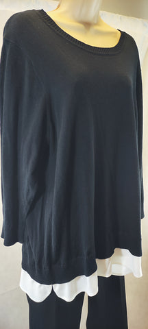 Calvin Klein Women's Black Long Sleeve Tunic