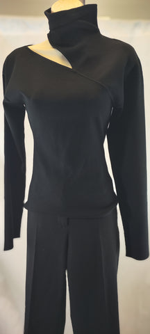 A.L.C Women's Black Full sleeve Turtleneck