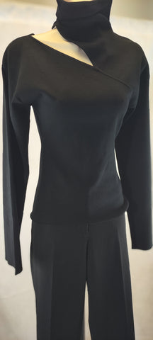 A.L.C Women's Black Full sleeve Turtleneck