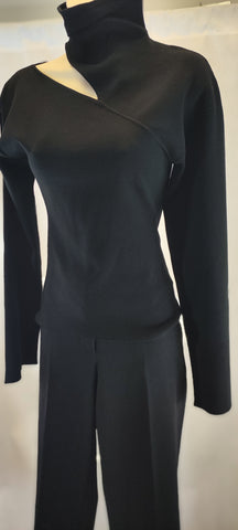 A.L.C Women's Black Full sleeve Turtleneck