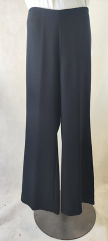 Jacques Vert Women's Wide Leg Black Pants