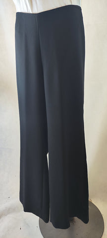 Jacques Vert Women's Wide Leg Black Pants