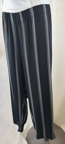 Rachel Roy Women's Black and White Striped Pants