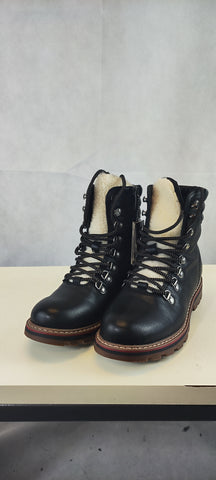 Religious Comfort Women's Jet Airplane Leather & Faux Fur-Trim Waterproof Boots